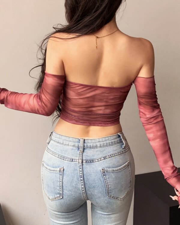 Rectangle 644 Haut Court Respirant en Maille – Manches Longues (Femme)