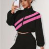 Veste Sportive Femme à Col Montant – Fermeture Éclair et Taille Ajustable – Image 7