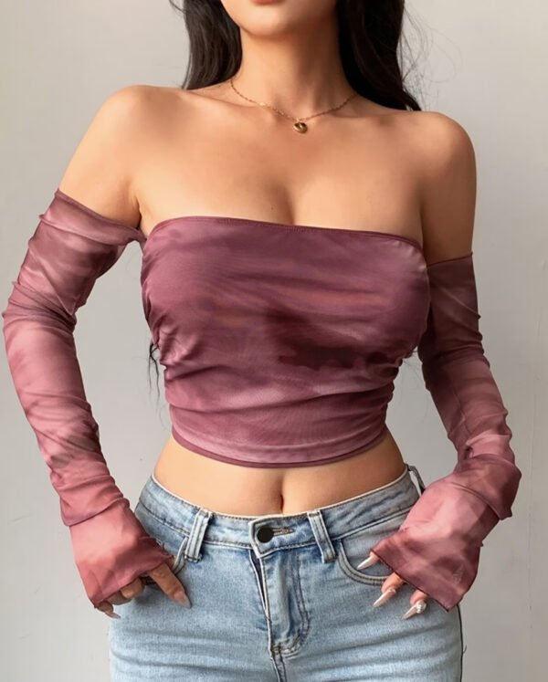 Rectangle 743 Haut Court Respirant en Maille – Manches Longues (Femme)