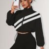 Veste Sportive Femme à Col Montant – Fermeture Éclair et Taille Ajustable – Image 9