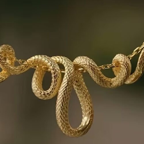 Collier Serpent Enroulé Tendance – Bijou Audacieux et Mystique pour Femme