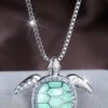 Collier Pendentif Tortue Tendance pour Femme – Bijou Élégant et Chic