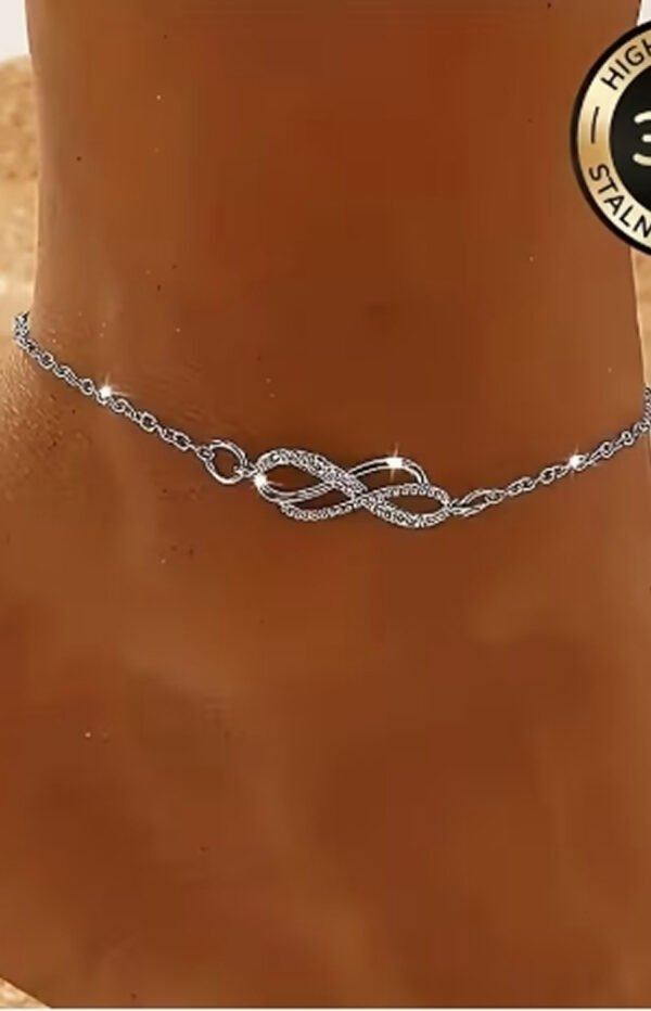 Rectangle 861 Bracelet de Cheville Tendance pour Femme – Bijou de Pied Élégant et Ajustable