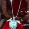 Collier Pendentif Tortue Tendance pour Femme – Bijou Élégant et Chic