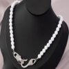 Rectangle 864 (1) Collier Élégant Tête de Serpent et Perle – Bijou Unique et Chic pour Femme