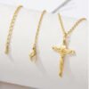 Rectangle 864 (3) Collier Croix Tendance en Acier Inoxydable – Bijou Intemporel et Robuste Unisexe