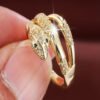 Rectangle 865 (1) Bague Serpent Unique pour Femme – Anneau Ajustable au Style Audacieux et Élégant