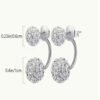 1 Paire (2 Pièces) de Boucles d'Oreilles à Paillettes – Puces Éclatantes et Festives pour Femme