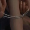 Lot de 2 Chevillères Simples et Scintillantes – Bijoux de Pied Élégants et Ajustables