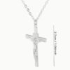Rectangle 865 (4) Collier Croix Tendance en Acier Inoxydable – Bijou Intemporel et Robuste Unisexe