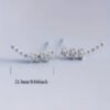 Boucles d'Oreilles Florales à Paillettes – Bijou Fleuri Étincelant et Glamour pour Femme