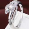 Rectangle 867 Bague Serpent Unique pour Femme – Anneau Ajustable au Style Audacieux et Élégant