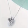 Collier Élégant Paresseux Argenté de Luxe – Pendentif Animal Original et Raffiné