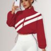 Rectangle 868 Veste de Sport Active à Col Montant – Coupe-Vent Ajustable et Cintrable