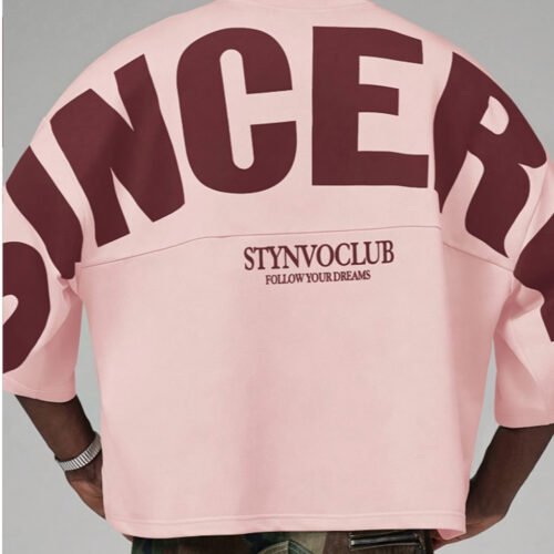 T-Shirt Streetwear Oversize STIVOCLUB pour Homme – Coupe Ample en Maille Patchwork Édition Été