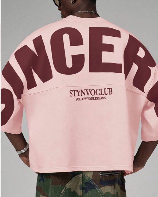 T-Shirt Streetwear Oversize STIVOCLUB pour Homme – Coupe Ample en Maille Patchwork Édition Été