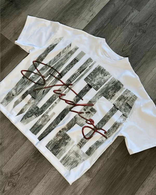 T-Shirt Blanc Vintage Y2K