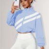 Rectangle 869 Veste de Sport Active à Col Montant – Coupe-Vent Ajustable et Cintrable