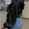 Rectangle 869 Pull à Capuche Confort Premium pour Femme – Hoodie Casual Indispensable