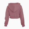 Sweat à Capuche Court Zippé – Crop Hoodie Tendance Streetwear