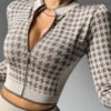 Veste de Sport Courte à Manches Évasées – Haut de Yoga Sans Couture & Séchage Rapide
