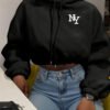 Rectangle 871 Pull à Capuche Confort Premium pour Femme – Hoodie Casual Indispensable