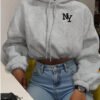 Rectangle 872 Pull à Capuche Confort Premium pour Femme – Hoodie Casual Indispensable