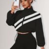 Rectangle 872 Veste de Sport Active à Col Montant – Coupe-Vent Ajustable et Cintrable