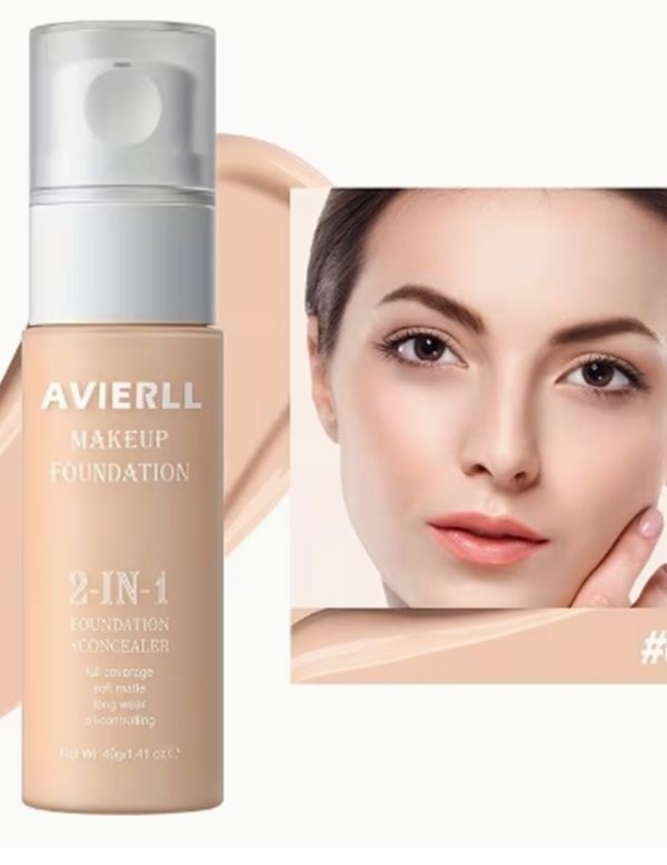 Fond de Teint et Correcteur Hydratant 2-en-1 – Teint Lumineux et Zéro Défaut Haute Couvrance