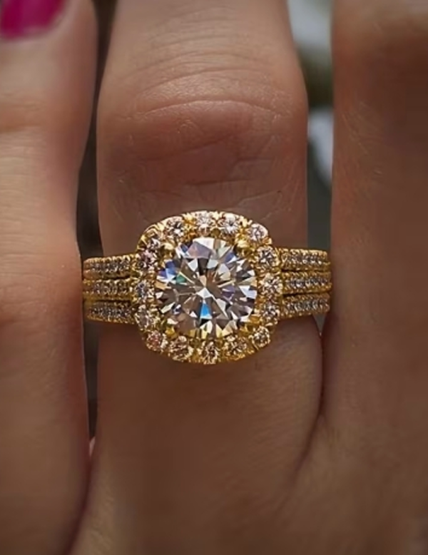 Bague de Mariage de Luxe pour Mariée – Alliance Éblouissante et Éternelle Haute Joaillerie