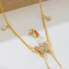 Chaîne de Corps Ajustable avec Faux Piercing Nombril – Bijou de Taille Sans Perçage Tendance pour Femme