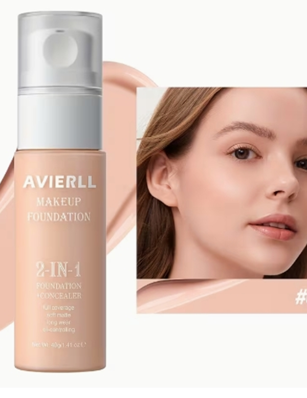 Fond de Teint et Correcteur Hydratant 2-en-1 – Teint Lumineux et Zéro Défaut Haute Couvrance