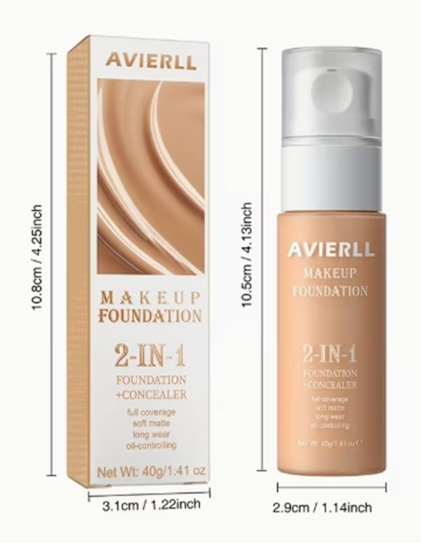 Fond de Teint et Correcteur Hydratant 2-en-1 – Teint Lumineux et Zéro Défaut Haute Couvrance