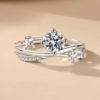 Bague Luxueuse et Élégante à Ciel Étoilé Cosmique – Anneau Galaxie Scintillant et Mystique