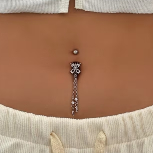 Piercing de Nombril Minimaliste Papillon – Bijou Délicat et Tendance