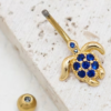 Piercing de Nombril Percé Tendance pour Femme – Bague de Ventre Élégante et Scintillante