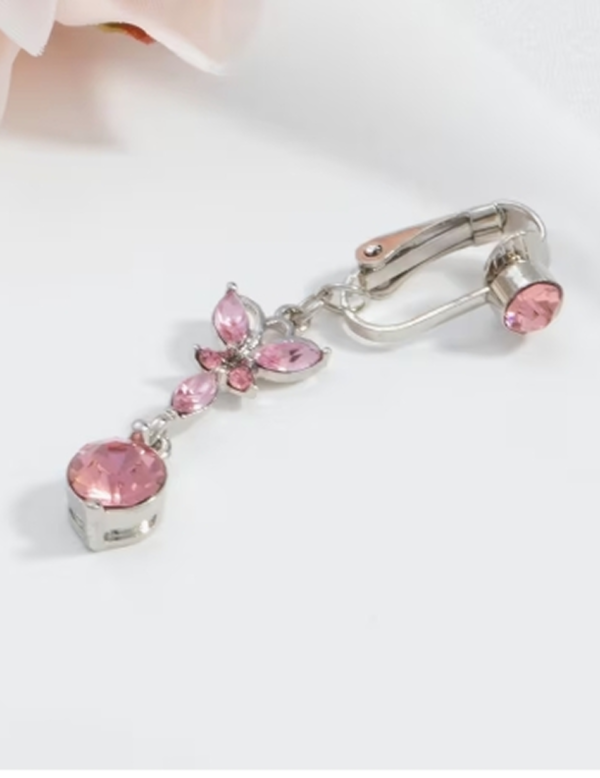 Faux Piercing de Nombril Papillon – Bijou de Ventre sans Perçage Élégant et Délicat
