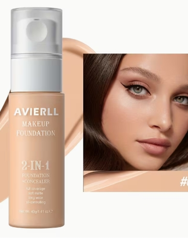 Fond de Teint et Correcteur Hydratant 2-en-1 – Teint Lumineux et Zéro Défaut Haute Couvrance