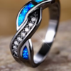Bague de Promesse 1 Pièce au Style Gothique Celtique – Anneau Mystique et Symbolique