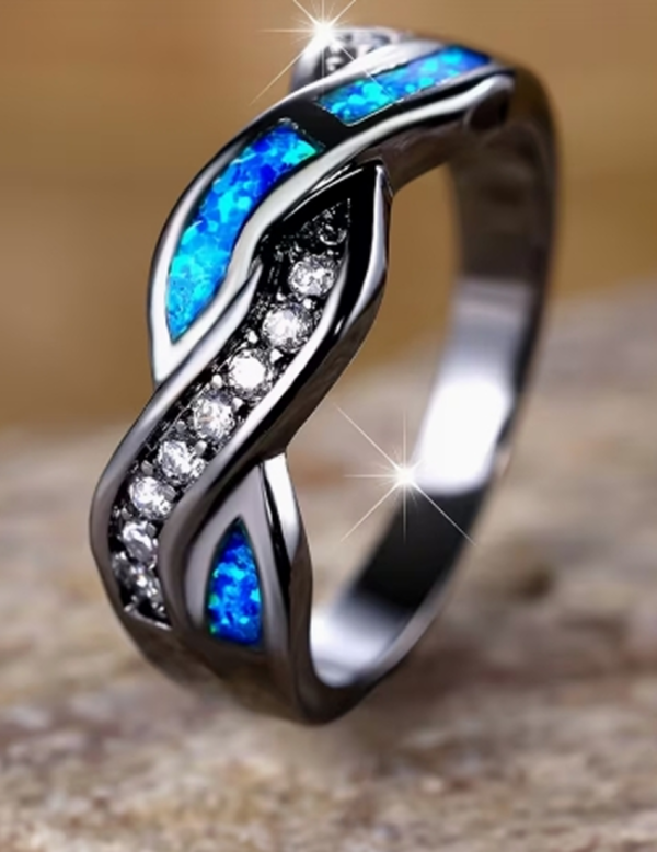 Bague de Promesse 1 Pièce au Style Gothique Celtique – Anneau Mystique et Symbolique
