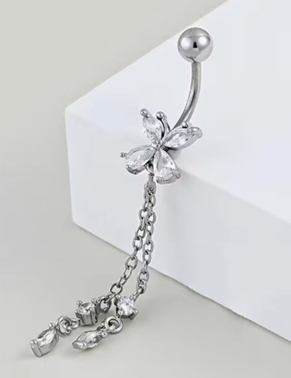 Piercing de Nombril Minimaliste Papillon – Bijou Délicat et Tendance