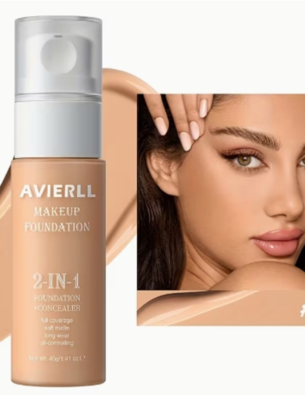 Fond de Teint et Correcteur Hydratant 2-en-1 – Teint Lumineux et Zéro Défaut Haute Couvrance
