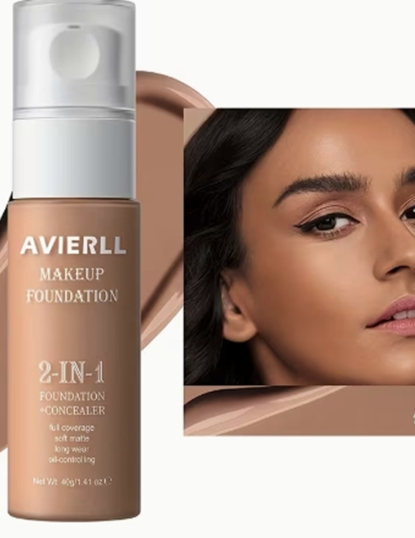 Fond de Teint et Correcteur Hydratant 2-en-1 – Teint Lumineux et Zéro Défaut Haute Couvrance
