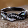 Bague de Promesse 1 Pièce au Style Gothique Celtique – Anneau Mystique et Symbolique