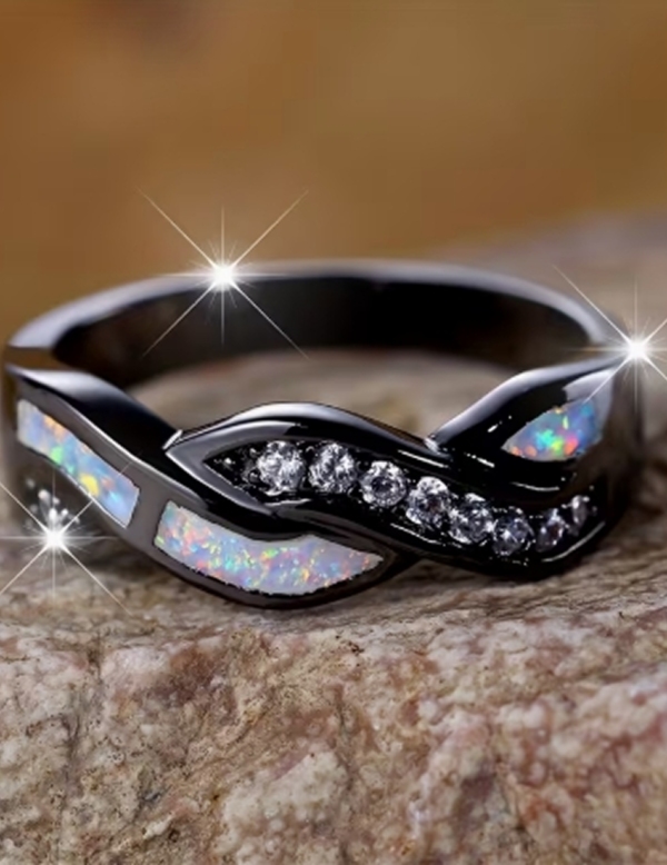 Bague de Promesse 1 Pièce au Style Gothique Celtique – Anneau Mystique et Symbolique