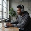 Rectangle 880 Casque Sans Fil Supra-Auriculaire de Luxe B46 – Stéréo Hi-Fi, Conception Rotative & Autonomie Longue Durée