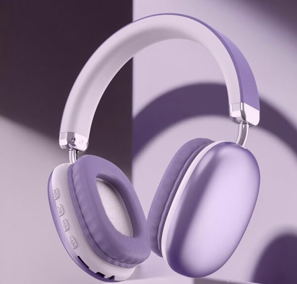 Casque Audio Portable Sans Fil Supra-Auriculaire – Stéréo Haute Clarté, Mode Gaming Faible Latence & Micro Intégré