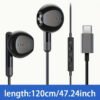 Rectangle 880 Oreillettes Filaires Intra-Auriculaires Haute-Fidélité – Puce DAC Intégrée, Basses Stéréo & Double Connectique (Jack 3,5 mm / Type-C)