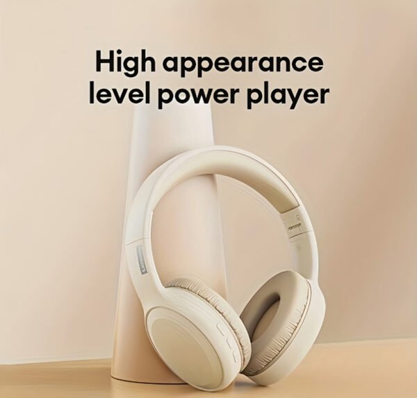 Casque Sans Fil Lenovo TH30 (Édition 2026) – Réduction Active du Bruit (ANC), Audio Haute Résolution & Design Pliable