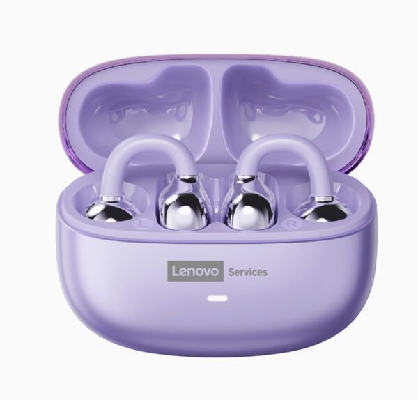 Écouteurs Sans Fil Clip Auriculaire Lenovo – Son Spatial Haute Définition & Design Confort Ouvert (Modèle 2026)